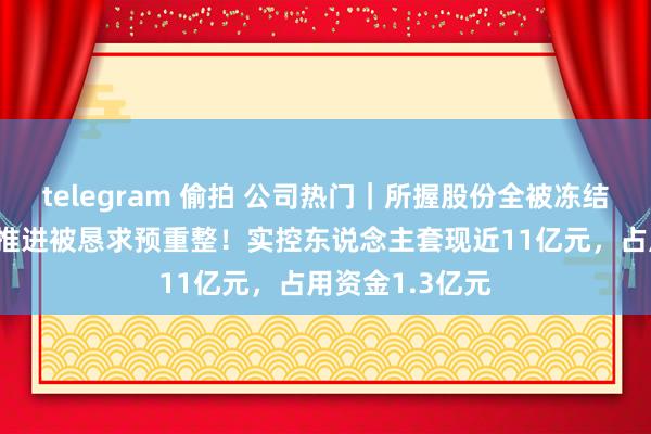 telegram 偷拍 公司热门｜所握股份全被冻结，ST百利控股推进被恳求预重整！实控东说念主套现近11亿元，占用资金1.3亿元