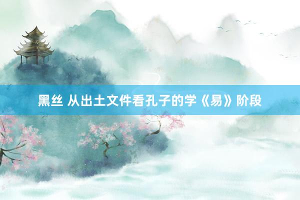 黑丝 从出土文件看孔子的学《易》阶段