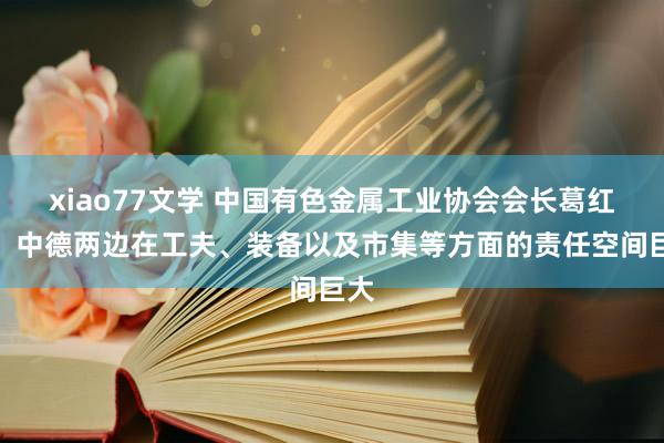 xiao77文学 中国有色金属工业协会会长葛红林：中德两边在工夫、装备以及市集等方面的责任空间巨大