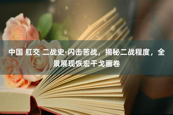 中国 肛交 二战史·闪击苦战，揭秘二战程度，全景展现恢宏干戈画卷