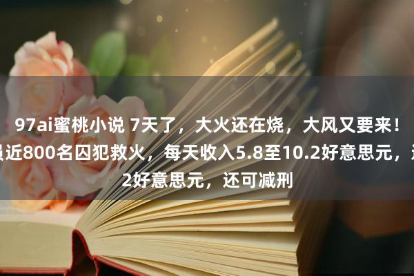 97ai蜜桃小说 7天了，大火还在烧，大风又要来！加州动员近800名囚犯救火，每天收入5.8至10.2好意思元，还可减刑